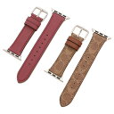 コーチ 時計用ベルト レディース アップルウォッチ 交換バンド 38mm 40mm対応 シグネチャー ピンク ブラウン COACH 14000096
