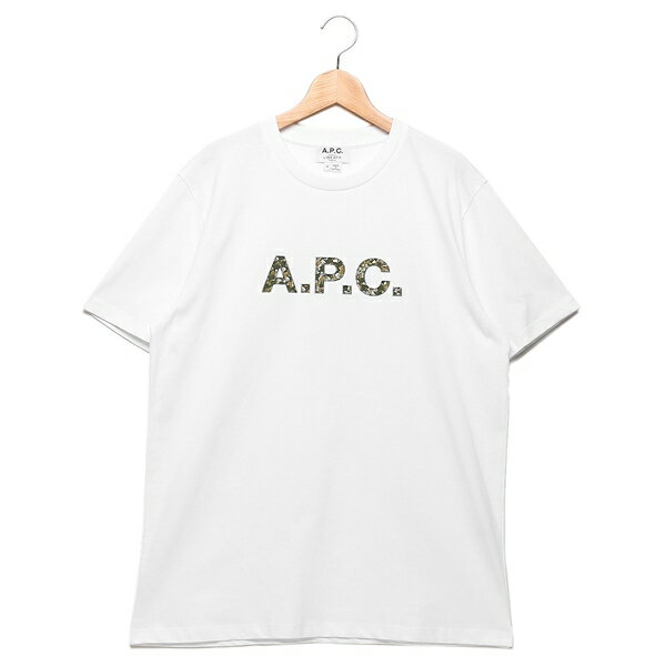 アーペーセー プレゼント メンズ 【P10倍 6/1 10時～6/3 10時】アーペーセー Tシャツ カモ リバティ 半袖カットソー トップス ホワイト メンズ APC A.P.C.H26233 COFDW AAB