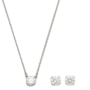 スワロフスキー ネックレス アクセサリー ピアス アクセサリー コンステラセット シルバー ホワイト レディース SWAROVSKI 5647663 【返品OK】