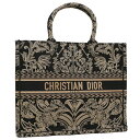 クリスチャンディオール トートバッグ オブリーク エンブロイダリー Lサイズ ベージュ レディース Christian Dior M1286 ZMDR 03CU A4対応