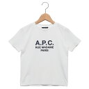 【P10倍 4/29 20時～4/29 24時】アーペーセー Tシャツ・カットソー エデン ホワイト キッズ 子供服 APC A.P.C.E26130 COEZE AAB