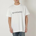 【P10倍 5/10 0時～5/11 9時】ジバンシィ Tシャツ・カットソー スリムTシャツ ロゴ ホワイト メンズ GIVENCHY BM716G3YAC 100