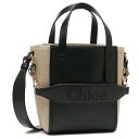 【P10倍 5/1 0時～5/2 9時】クロエ ハンドバッグ ショルダーバッグ クロエセンス 2WAY ブラック ベージュ レディース CHLOE CHC23AS425L16 001 CHLOE SENSE BLACK