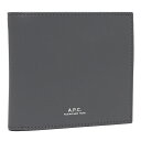 【P10倍 4/26 20時～4/29 24時】アーペーセー 二つ折り財布 グレー メンズ APC H63340 PXAWV IAC