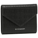 【P10倍 5/5 0時～5/7 9時】ジバンシィ 三つ折り財布 Gカット 4G ブラック レディース GIVENCHY BB60K7B1J4 001 G CUT BLACK