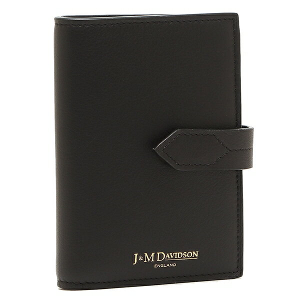 J&M DAVIDSON 二つ折り財布 ロサンジ LOSANGE FOLD WALLET SLSF0XX SCXX 999G BLACK ジェイアンドエム デヴィッドソン ブラック レディース ロゴ ミニ財布 小銭入れあり