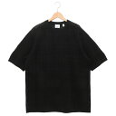 バーバリー Tシャツ メンズ バーバリー Tシャツ カットソー トンブリッジ メッシュニット ブラック メンズ BURBERRY 8070317 A1189