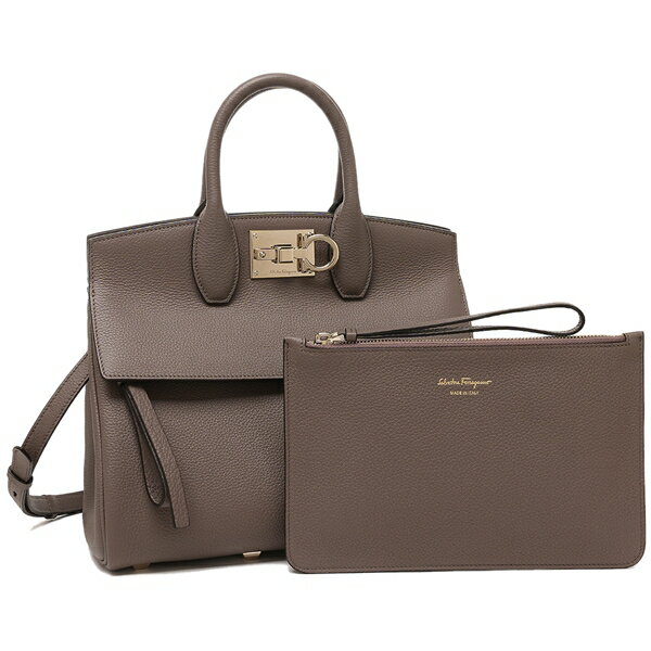 フェラガモ ハンドバッグ ショルダーバッグ ステューディオ 2WAY ベージュ レディース Salvatore Ferragamo 21H159 CARAW