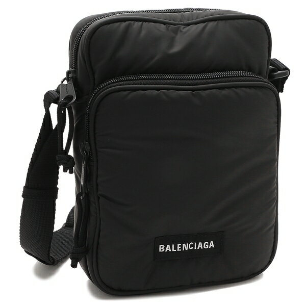 【P10倍 5/15 0時～5/16 9時】バレンシアガ ショルダーバッグ PUFFY COATED ブラック メンズ BALENCIAGA 719036 2AAMA 1000