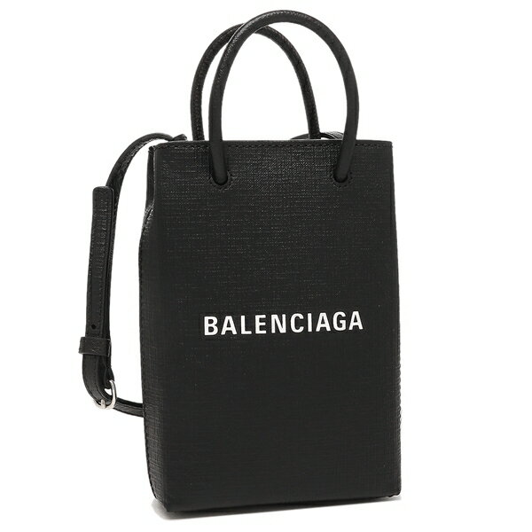 ショルダーバッグ バレンシアガ ショルダーバッグ ハンドバッグ ロゴ ブラック レディース BALENCIAGA 7577730 AI2N 1000