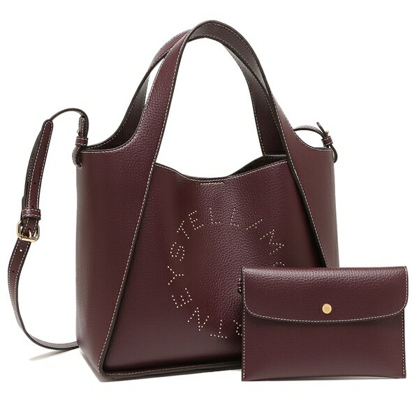 ステラマッカートニー ショルダーバッグ トートバッグ ステラロゴ クロスボディバッグ ワインレッド レディース STELLA McCARTNEY 513860 WP0234 6002