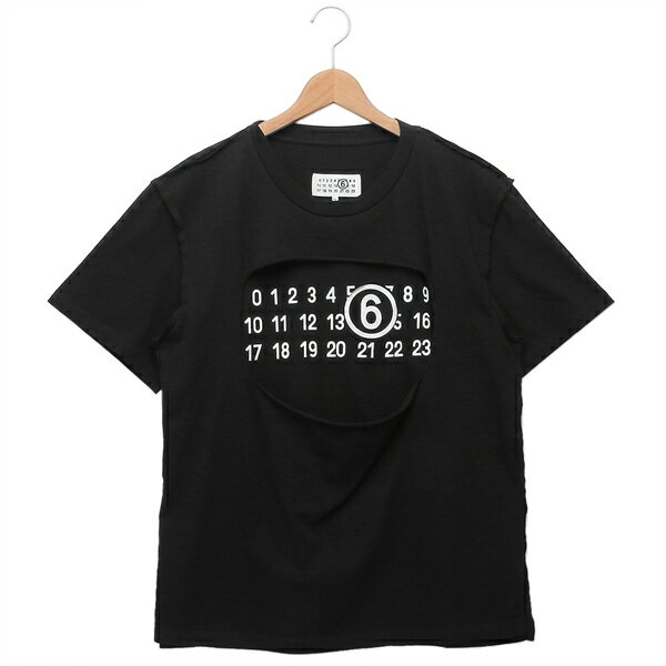 エムエムシックス メゾンマルジェラ Tシャツ カットソー ブラック メンズ MM6 Maison Margiela S62GD0165 S23588 900