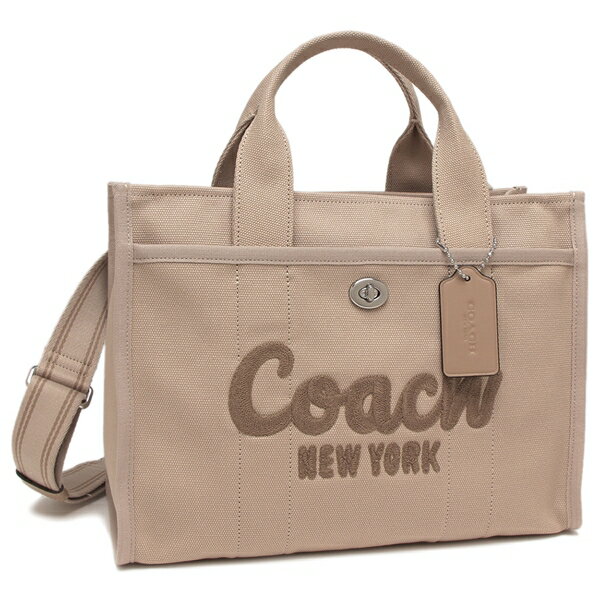 ハンドバッグ 【P10倍 5/15 0時～5/16 9時】コーチ ハンドバッグ トートバッグ カーゴ ベージュ レディース COACH CP158 LHVRA A4対応