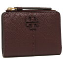 トリーバーチ 財布（レディース） トリーバーチ 二つ折り財布 マックグロー ミニ財布 ワインレッド レディース TORY BURCH 148751 500