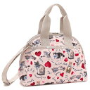 レスポートサック ショルダーバッグ ハンドバッグ ヨーク サッチェル 2WAY ピンク マルチカラー レディース LESPORTSAC 3561 E479