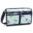 【P10倍 4/20 20時～4/21 9時】レスポートサック ショルダーバッグ デラックス ブルー マルチカラー レディース LESPORTSAC 7519 G823