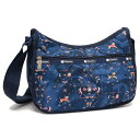 【P10倍 5/5 0時～5/7 9時】レスポートサック ショルダーバッグ クラシック ホーボー ブルー マルチカラー レディース LESPORTSAC 7520 E480