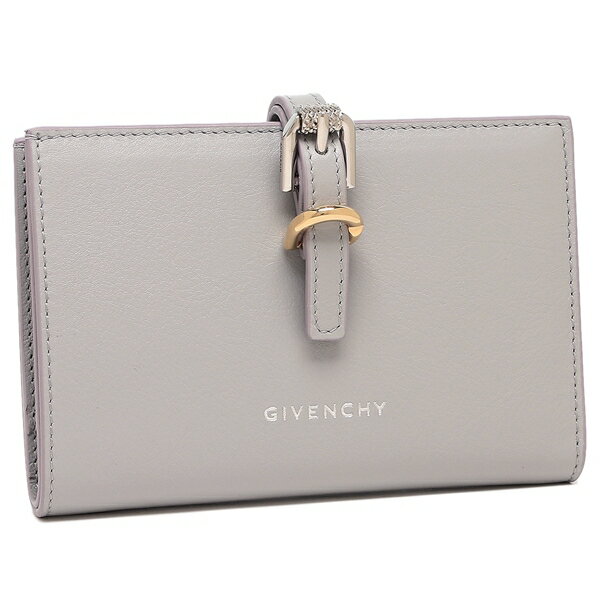 ジバンシィ 二つ折り財布 ヴォワイユー ロゴ ミニ財布 グレー レディース GIVENCHY BB60LNB1Q7 050