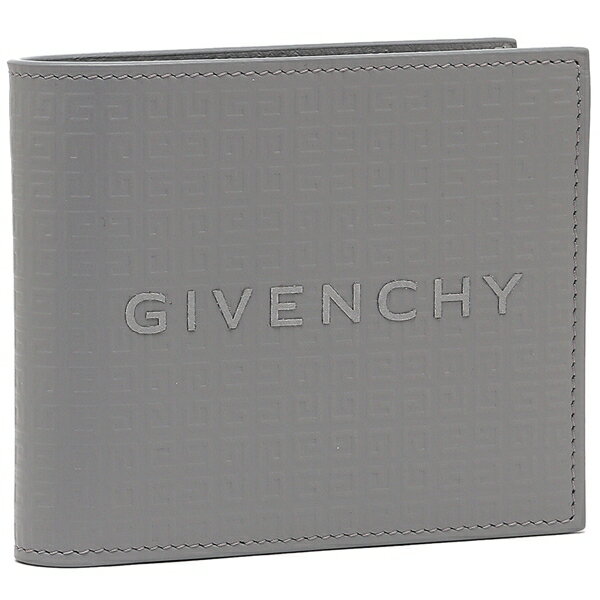 ジバンシィ 二つ折り財布 4G グレー メンズ GIVENCHY BK6090K1VX 050