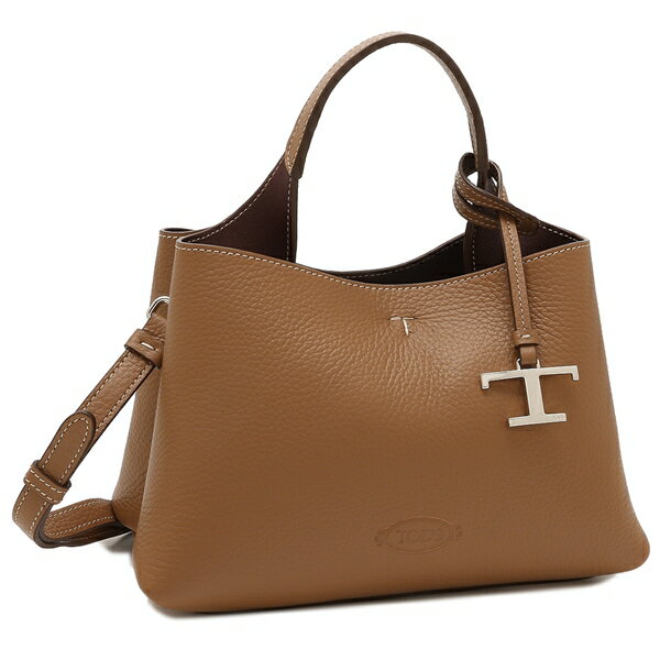 トッズ ショルダーバッグ ハンドバッグ Tタイムレス マイクロ 2WAY ベージュ レディース TODS XBWAPAEL000 QRI 9P13