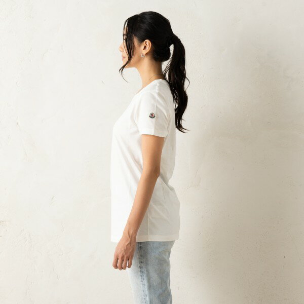【MONCLER】ボクシーフィットバージンウール Tシャツ【送関込】 楽天市場】モンクレール Tシャツ カットソー ホワイト