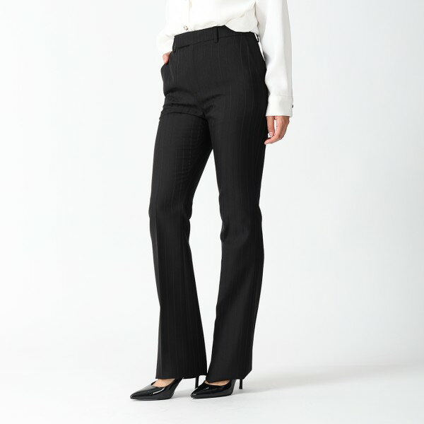 セリーヌ パンツ フレアパンツ ストライプ ブラック レディース CELINE 2P032876X 38DM