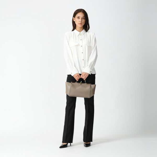 セリーヌ パンツ フレアパンツ ストライプ ブラック レディース CELINE 2P032876X 38DM