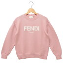 フェンディ 子供服 ニット セーター ピンク ホワイト キッズ FENDI JUG147 AOCH F1M26