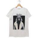 マックスマーラ Tシャツ カットソー チプリア ホワイト ブラック レディース Max Mara 2421946071600 013
