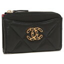 シャネル フラグメントケース カードケース マトラッセ カードホルダー コインケース ブラック レディース CHANEL AP3665 B04852 94305