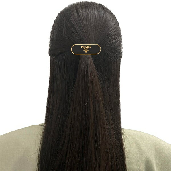 PRADA ヘアクリップ 1if022-2ba6-f0632 楽天市場】プラダ ヘアアクセサリー ヘアクリップ ブラック