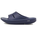 ウーフォス サンダル ミュール ウーアースライド リカバリーサンダル ネイビー メンズ レディース OOFOS OOAHH SLIDE NVY