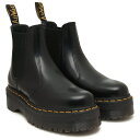 ドクターマーチン ブーツ 2976 クアッド チェルシーブーツ 厚底 ブラック メンズ レディース Dr.Martens 24687001 POLSMOOTH ...