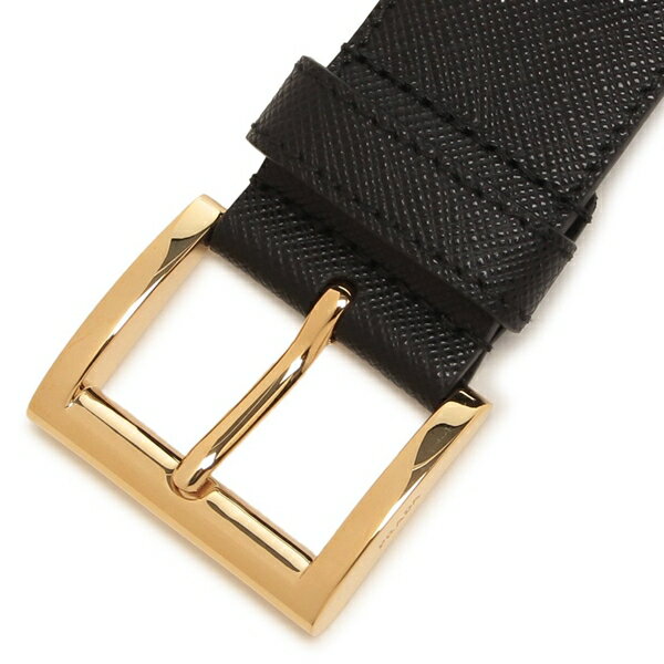 【PRADA】レディース 三角ロゴ ベルト 1CC545 053 F0002 楽天市場】プラダ ベルト トライアングルロゴ ブラック ゴールド