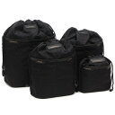 アニヤハインドマーチ ポーチ ドローストリング 巾着 4個セット ブラック メンズ レディース ユニセックス ANYA HINDMARCH 5050925187...