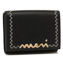 マルニ 三つ折り財布 ブラック レディース MARNI PFMO0105U1 P6533 00N99