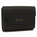 マルニ 三つ折り財布 ブラック レディース MARNI PFMO0124U0 LV520 Z360N