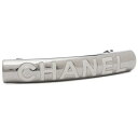 シャネル ヘアクリップ バレッタ シルバー ホワイト レディース CHANEL ABE833 B19198 NACVC
