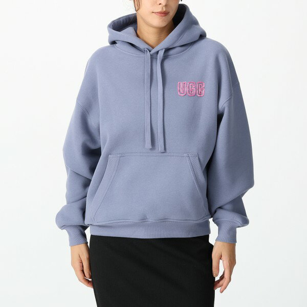 UGG アグ パーカー フーディー UGG ロゴ フーディ ブルー レディース 1171478 DARのサムネイル