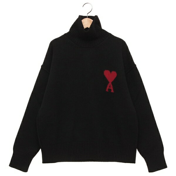 アミパリス ニット セーター タートルネック ブラック メンズ レディース ユニセックス AMI PARIS BFUKS406 H25UKS839 018 00...