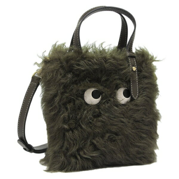アニヤハインドマーチ ハンドバッグ ショルダーバッグ アイズ シアリング カーキグリーン レディース ANYA HINDMARCH 5050925201124のサムネイル