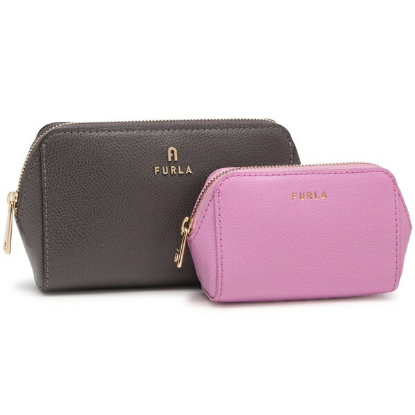フルラ ポーチ カメリア 2点セット ピンク グレー レディース FURLA WE00453 ARE000 4313S