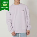 アーペーセー スウェット スウェットシャツ パープル メンズ APC H27790 COFDX HAD