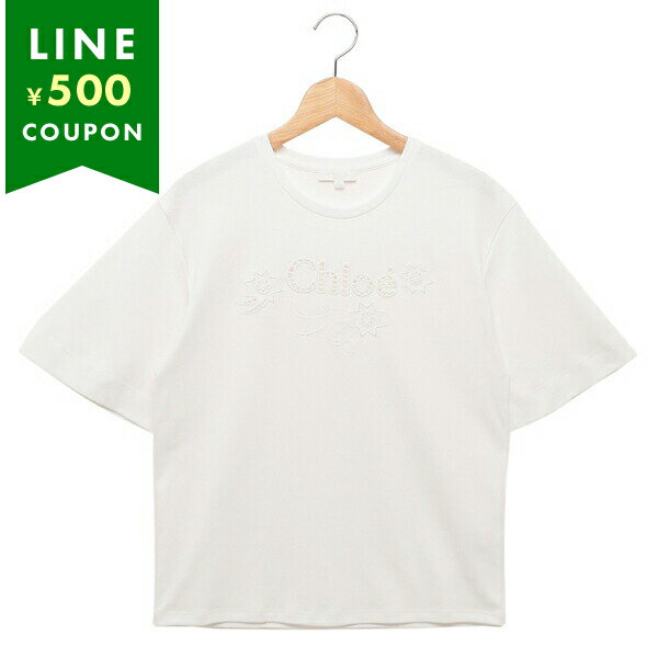 クロエ Tシャツ カットソー 子供服 ホワイト ガールズ CHLOE C20109 117