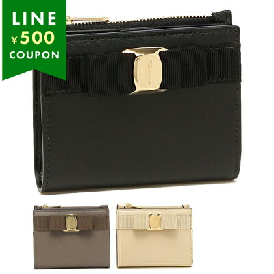 FERRAGAMO フェラガモ 二つ折り財布 ヴァラ NEW VARA MINI WALLET レディース 22E009 Salvatore Ferragamo