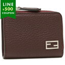 フェンディ カードケース バゲット ワインレッド メンズ FENDI 7M0330 AJF6 F1HRV