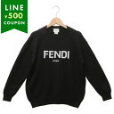 フェンディ 子供服 スウェット ブラック キッズ レディース FENDI JUG147 AOCH F0GME