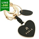 フルラ キーリング キーホルダー カメリア ハート ブラック レディース FURLA WR00434 AME000 O6000