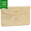 イルビゾンテ ポーチ ゴールド ユニセックス IL BISONTE SCA007 PV0012 PL101B CLASSIC CASE PLATINO