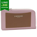 ジェイアンドエムデヴィッドソン カードケース カード ホルダー ピンク ブラウン レディース J&M DAVIDSON SZCH0BC SCXX 855S